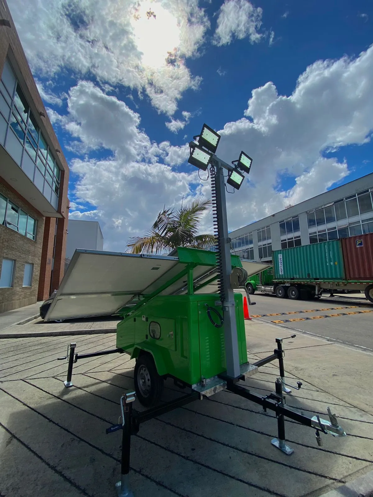 Nuestras torres de iluminación listas para el despacho y solucionar tus necesidades una vez más